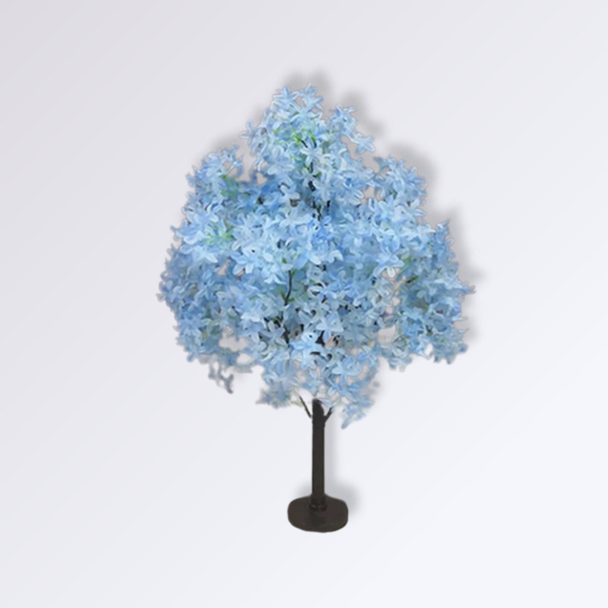 Arbuste Cerisier Décoratif à Fleurs Artificiel Bleu