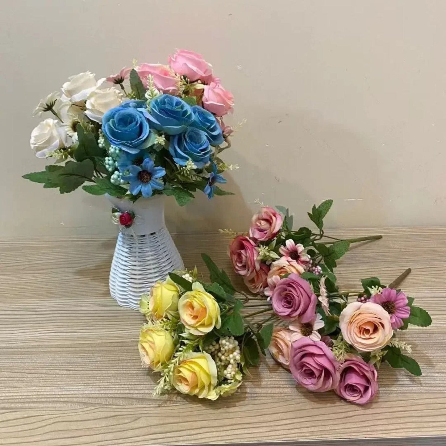 Composition de Fleurs Artificielles pour Cimetière