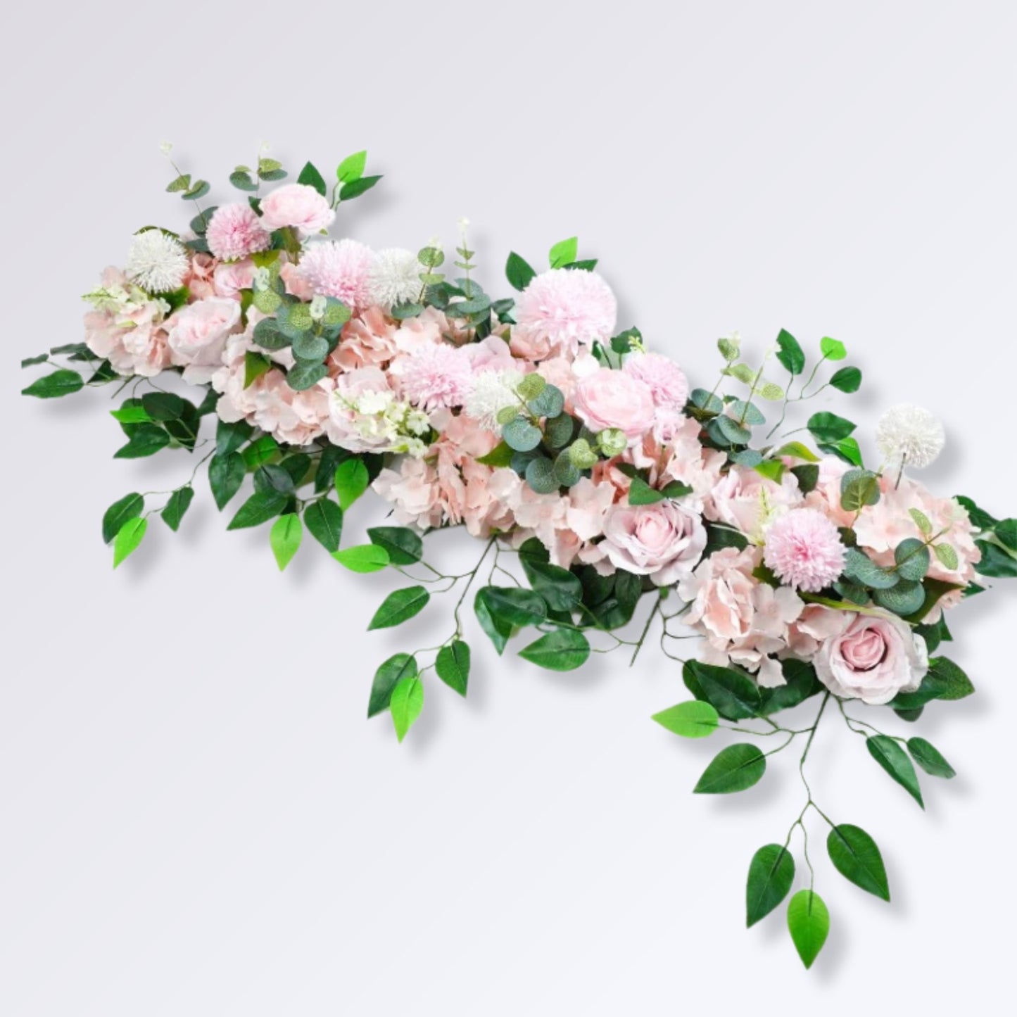 Décoration de Mariage en Fleurs Artificielles Couleur Rose Clair