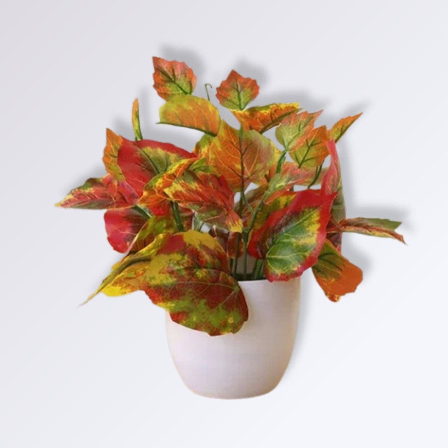 Fausse Petite Plante en Pot | Feuille d'érable