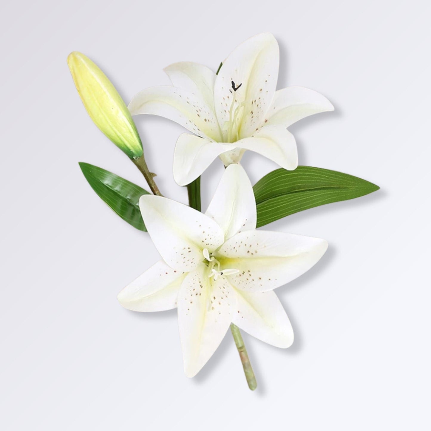 Fausses Fleurs de Lys Couleur Blanc