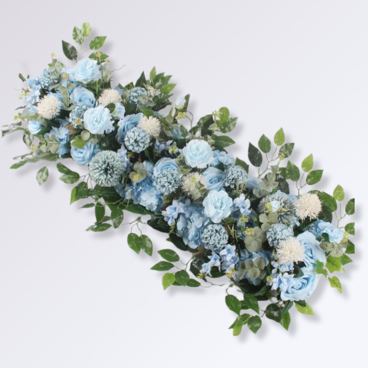Fleurs Artificielles pour Arche de Mariage Couleur Bleu