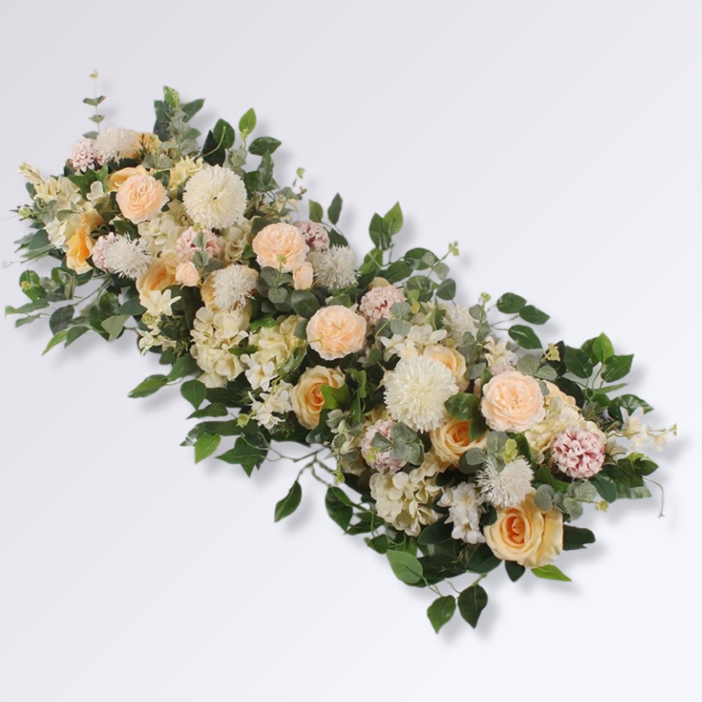 Fleurs Artificielles pour Arche de Mariage Couleur Jaune