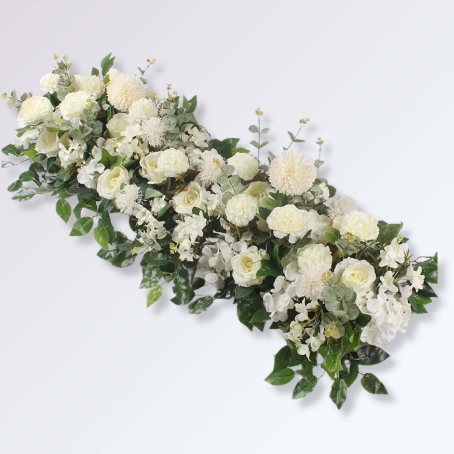 Fleurs Artificielles pour Arche de Mariage Couleur Blanc