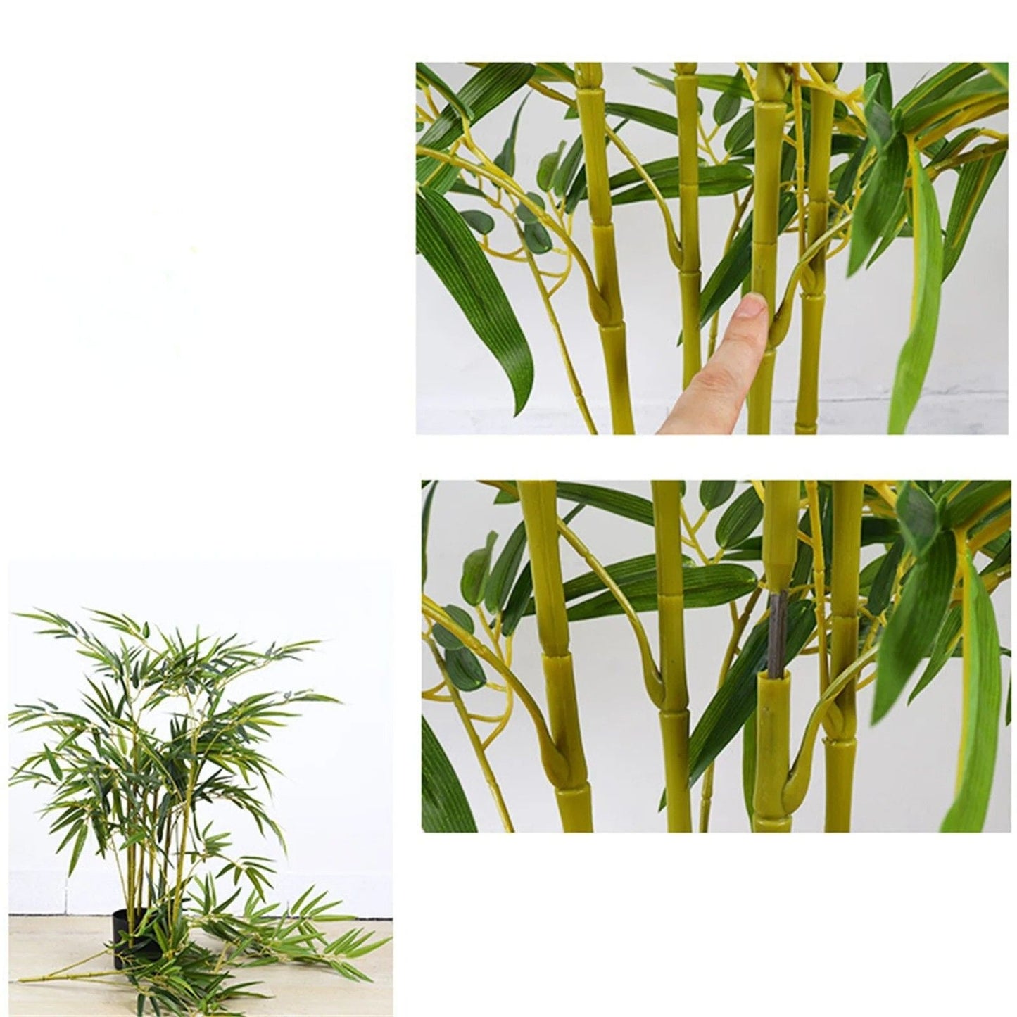 Grand Bambou Artificiel en Pot | 120cm