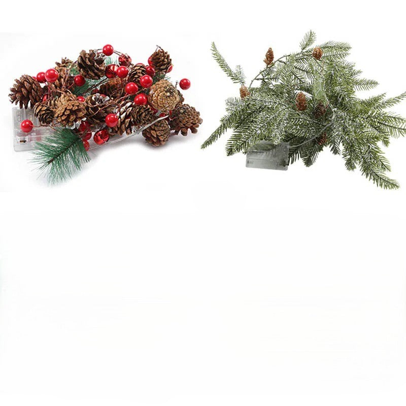 Guirlande de Pin Artificielle Lumineuse