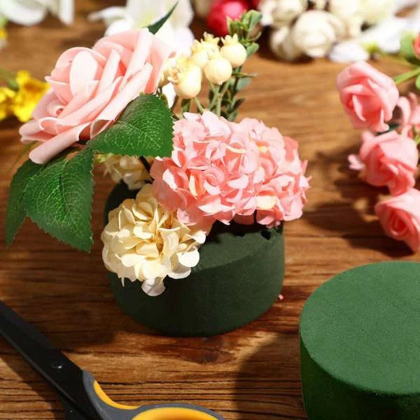 Mousse Synthétique Pour Fleurs Artificielles 10 unités