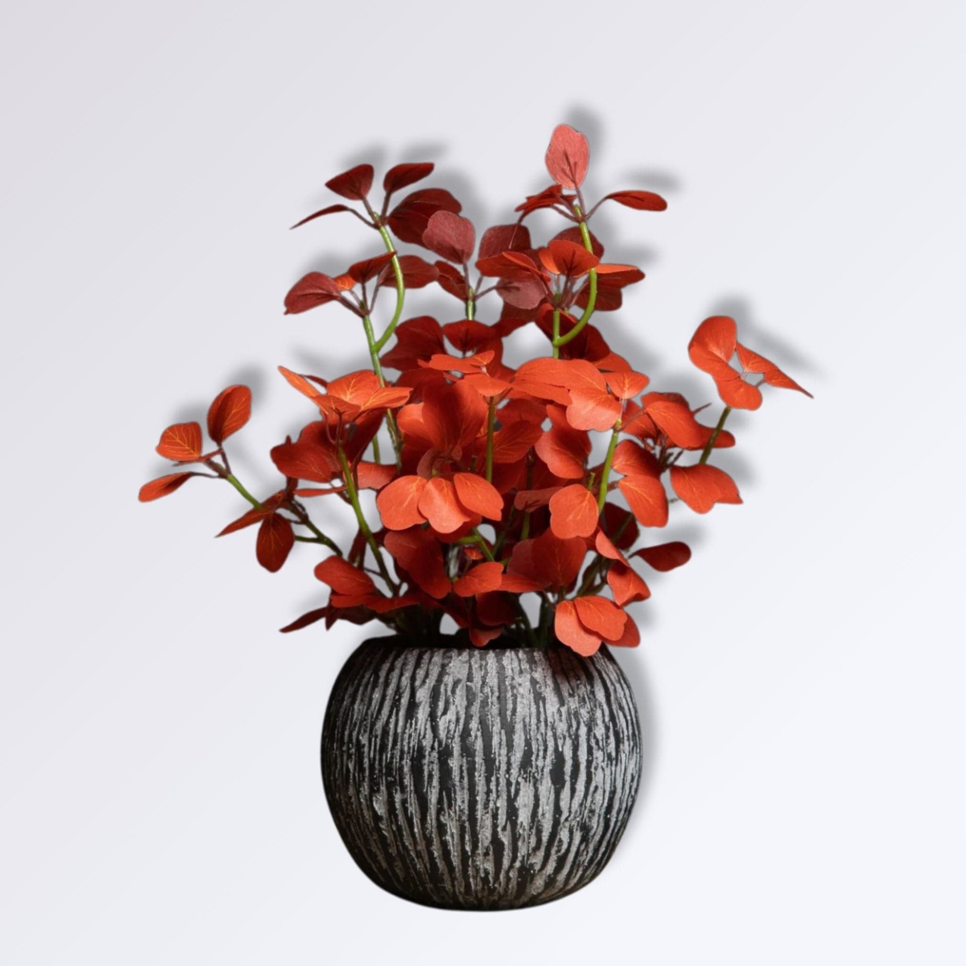 Petite Plante Artificielle Eucalyptus Rouge