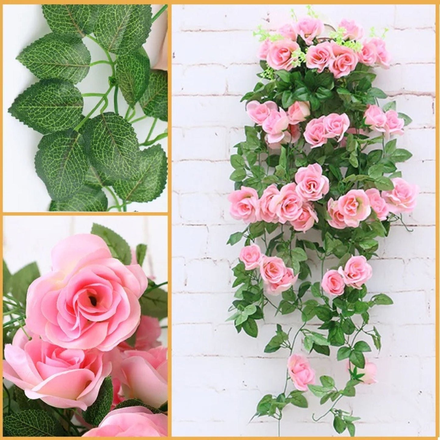 Plante Retombante Artificielle Fleurie