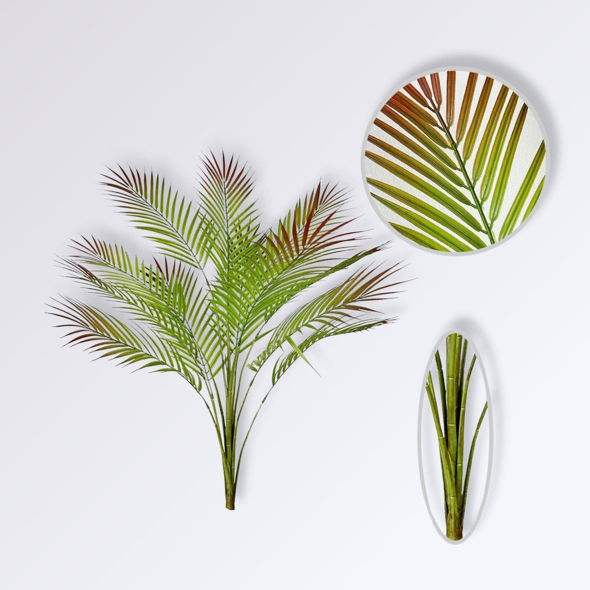 Palmier Haut de Gamme 15 feuilles 90cm