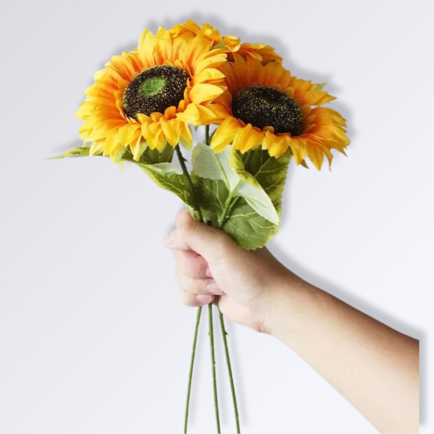 Tournesol | Perles Vertes 3 unités