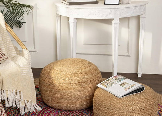 Pourquoi les poufs en jute sont-ils le dernier incontournable des tendances en matière de décoration intérieure ?