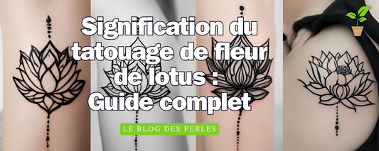 Signification du tatouage de fleur de lotus