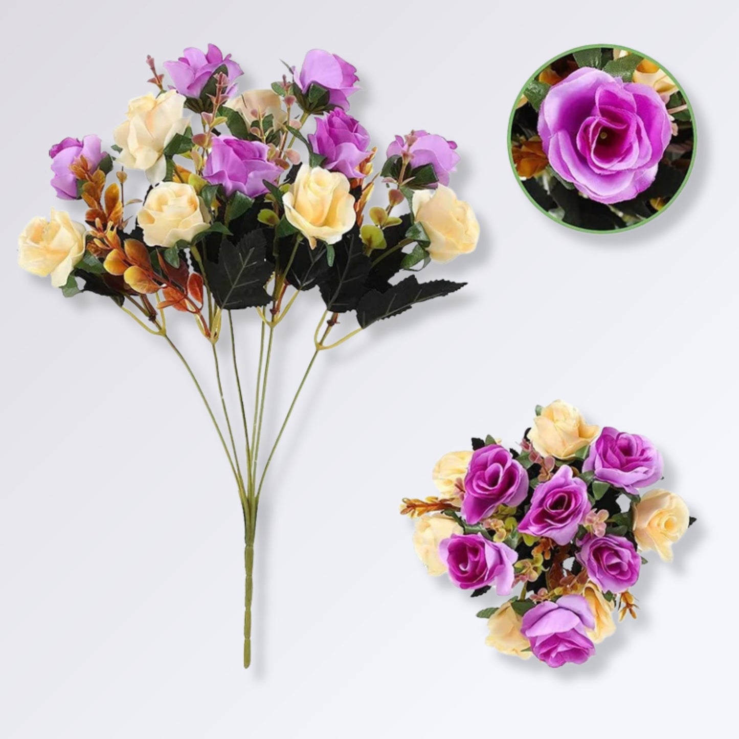 Fleurs Artificielles <br> Roses Artificielles pour Mariage