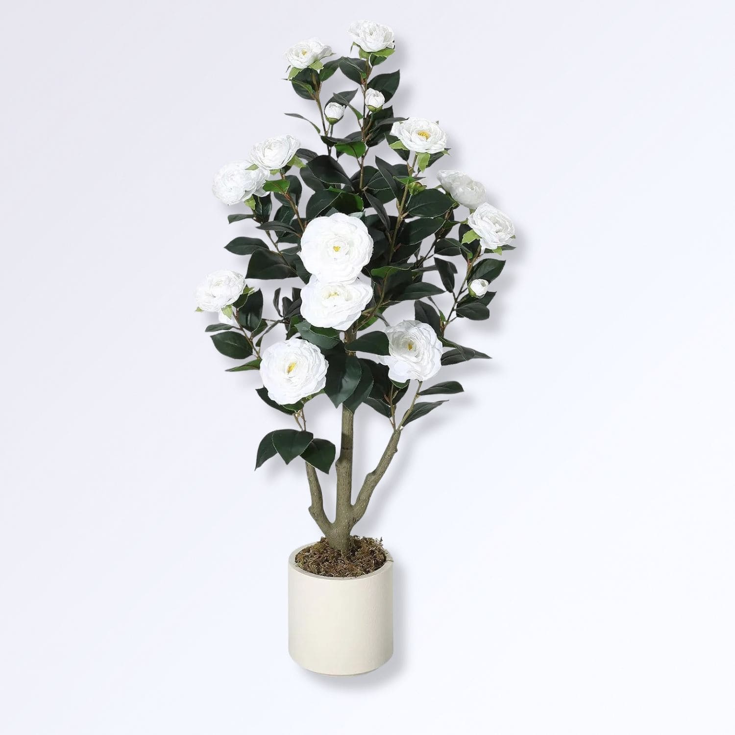 Arbre Artificiel Camelia Blanc