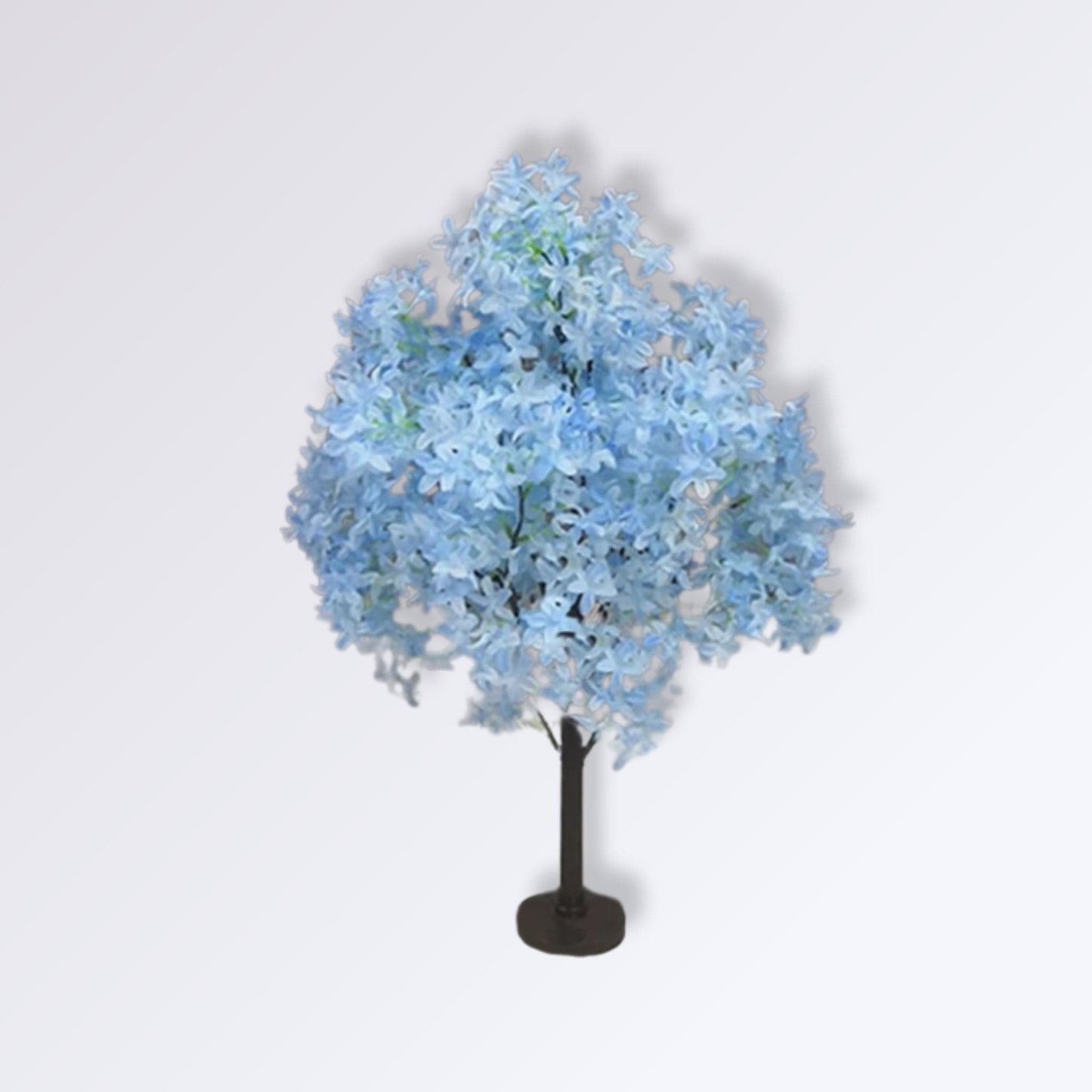 Arbuste Cerisier Décoratif à Fleurs Artificiel Bleu