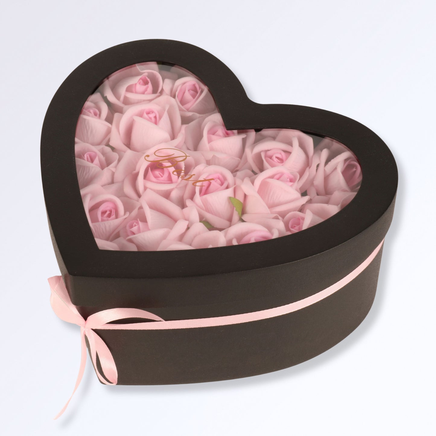 Boîte Coeur Remplie de Roses Éternelles 18 roses