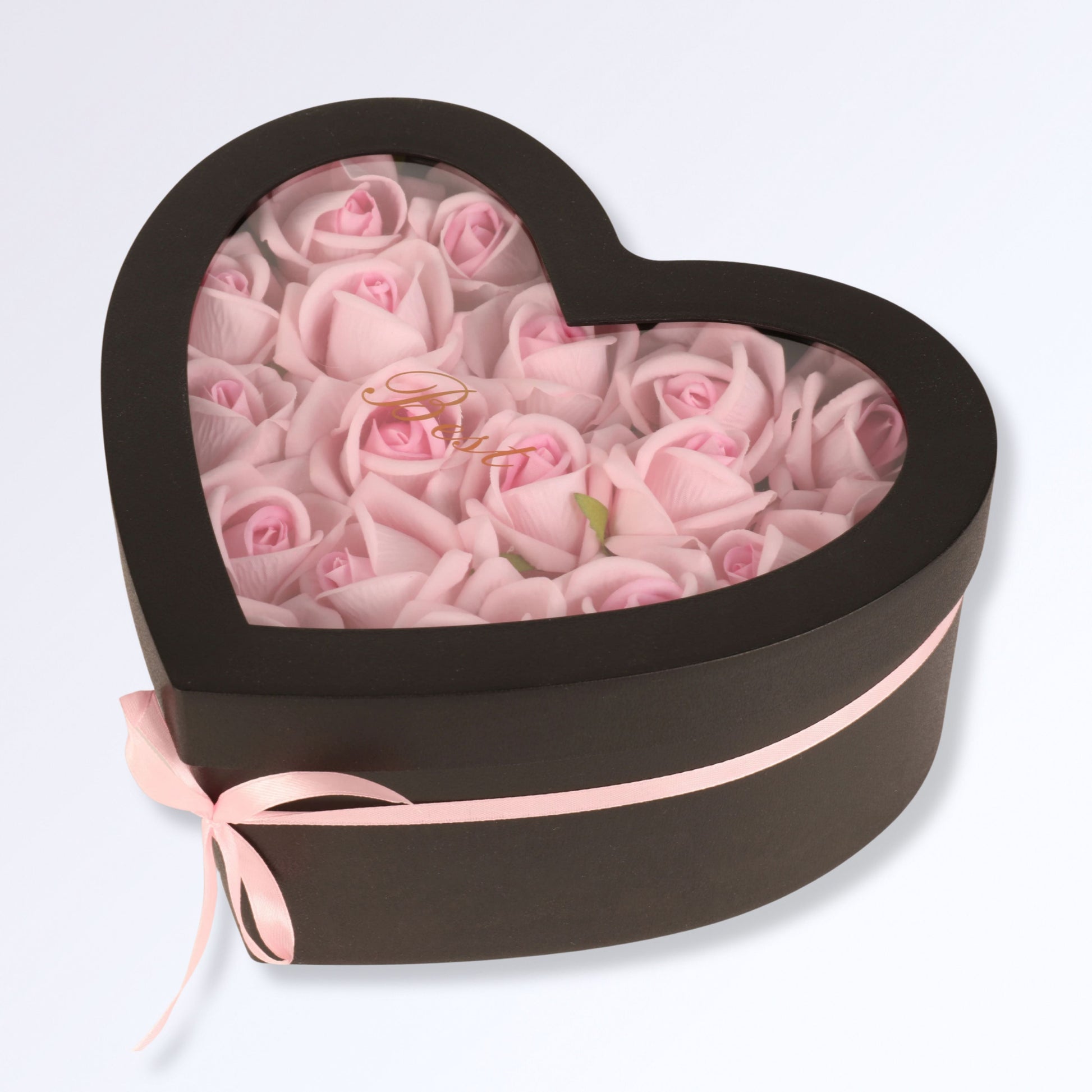 Boîte Coeur Remplie de Roses Éternelles 18 roses