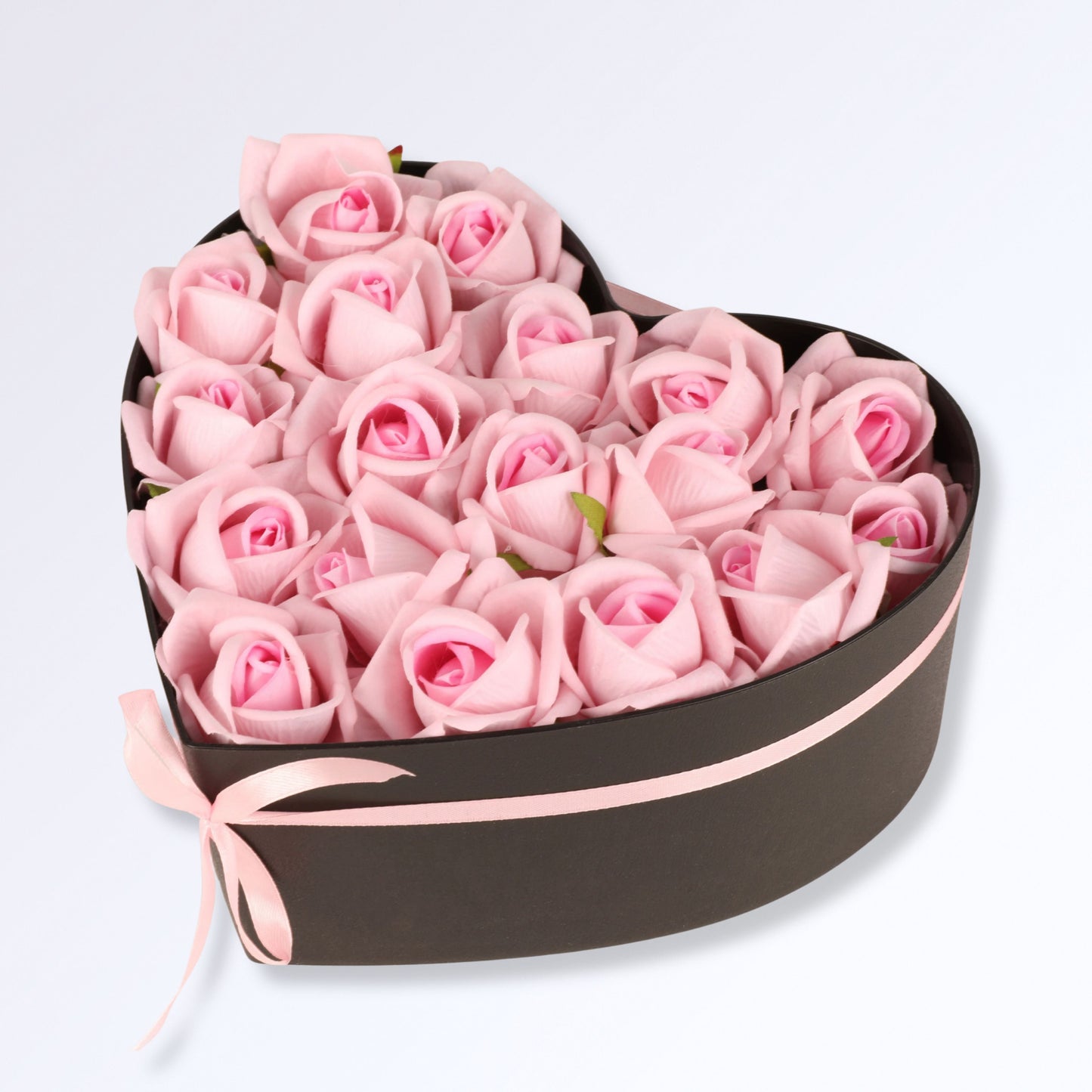 Boîte Coeur Remplie de Roses Éternelles 18 roses