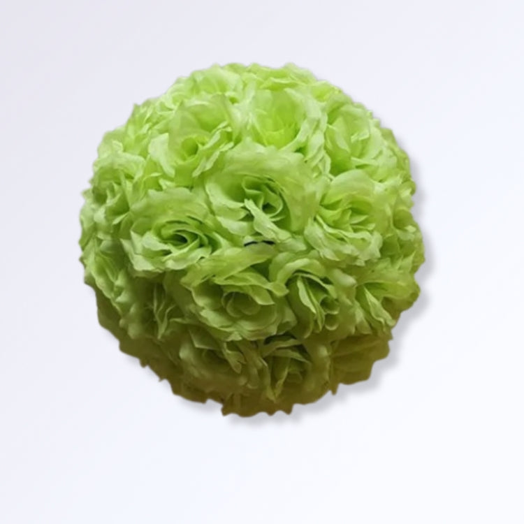 Boule de Roses Artificielles 30cm Vert anis