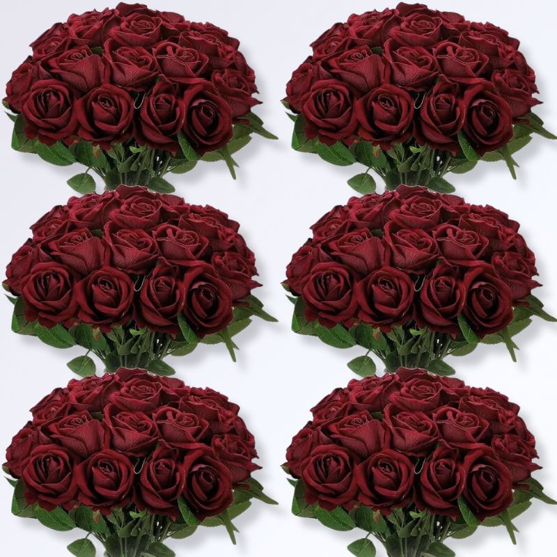 Bouquet de 100 Roses Éternelles Rouge intense