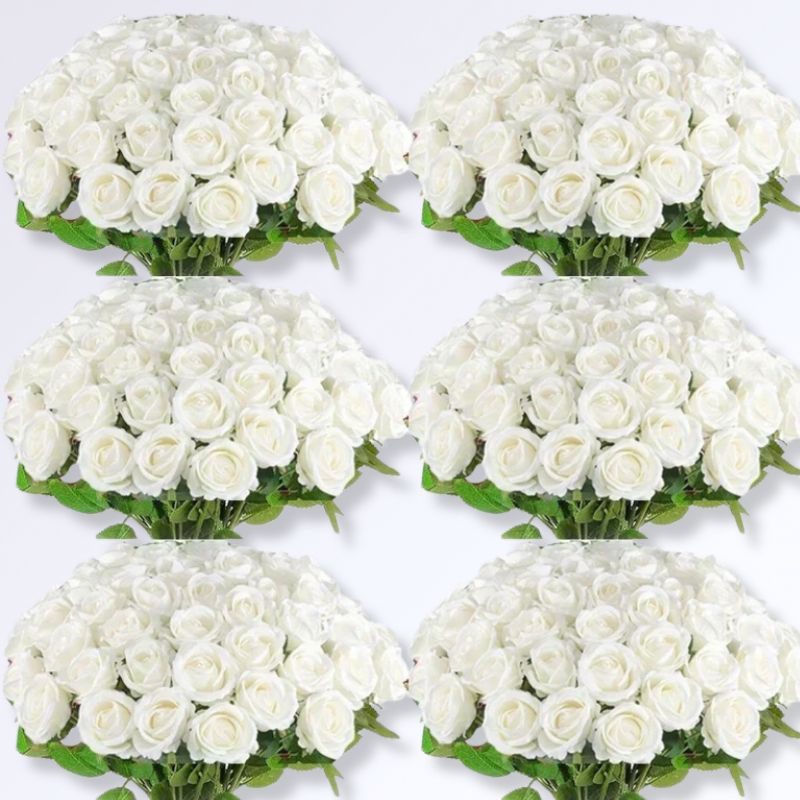 Bouquet de 100 Roses Éternelles Blanc