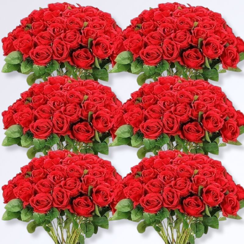 Bouquet de 100 Roses Éternelles Rouge passion