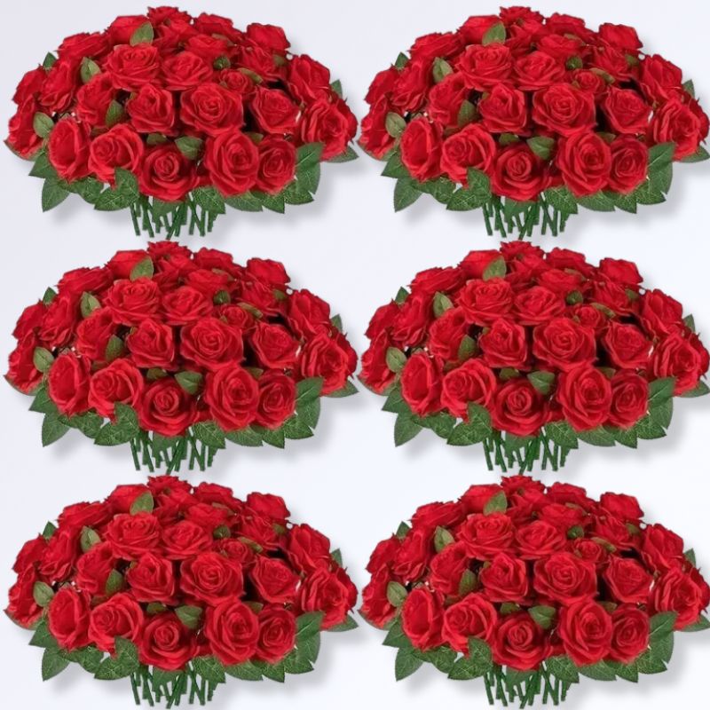 Bouquet de 100 Roses Éternelles Rouge