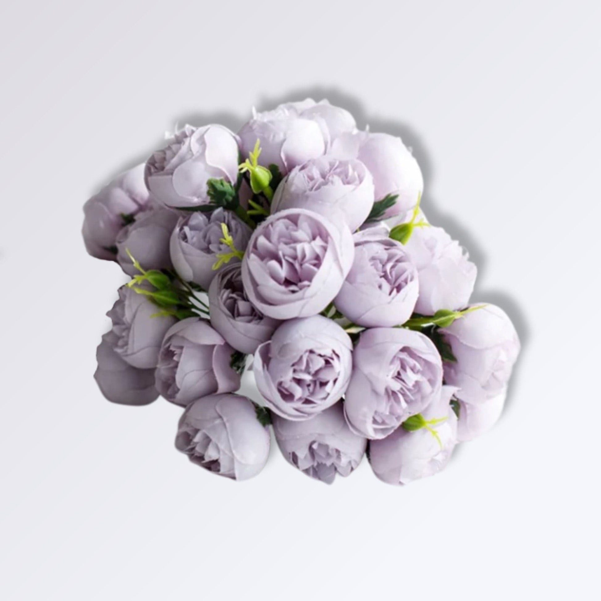 Bouquet de Fleurs de Pivoine Artificiel Violet