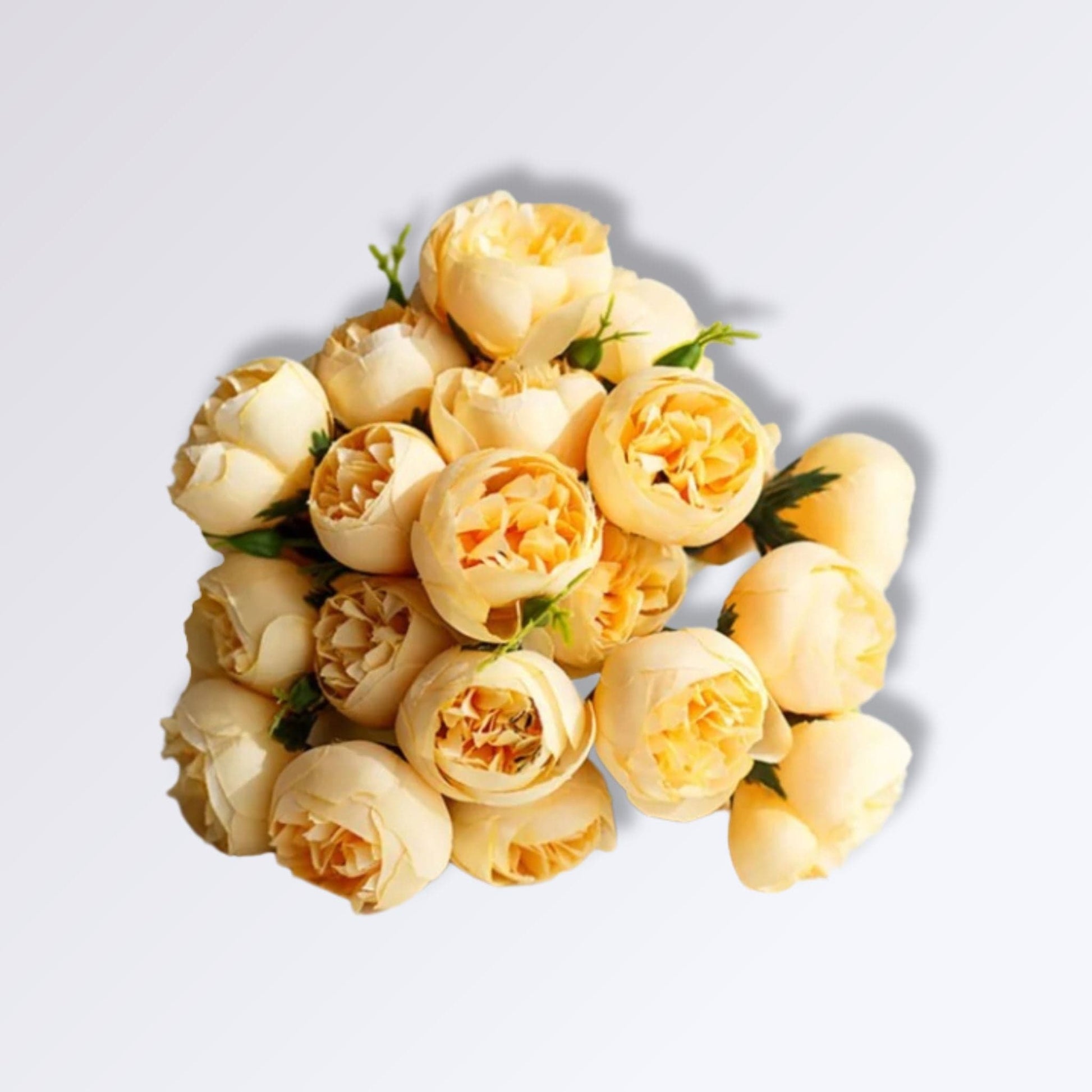 Bouquet de Fleurs de Pivoine Artificiel Champagne