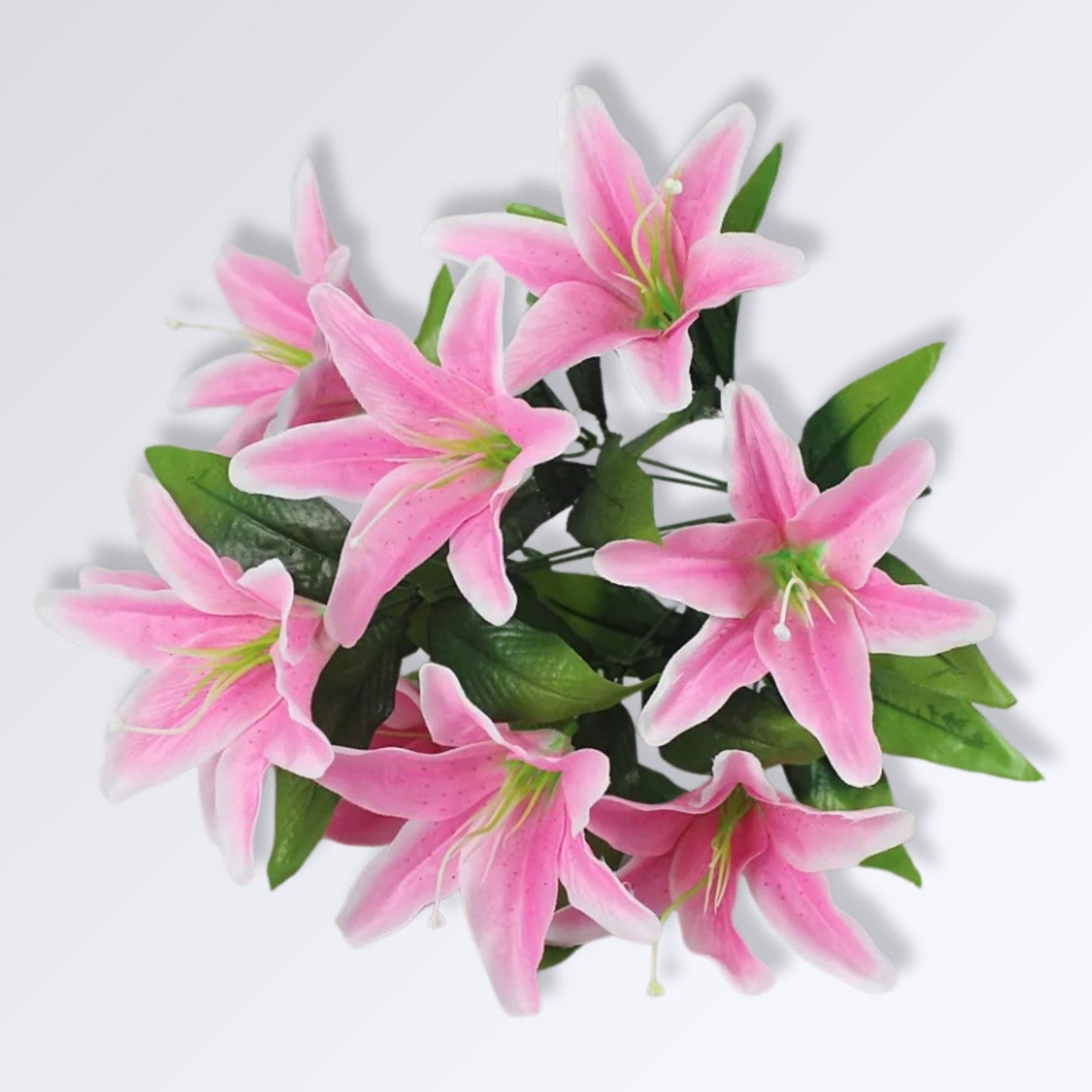 Bouquet de Lys Artificiel Couleur Rose clair