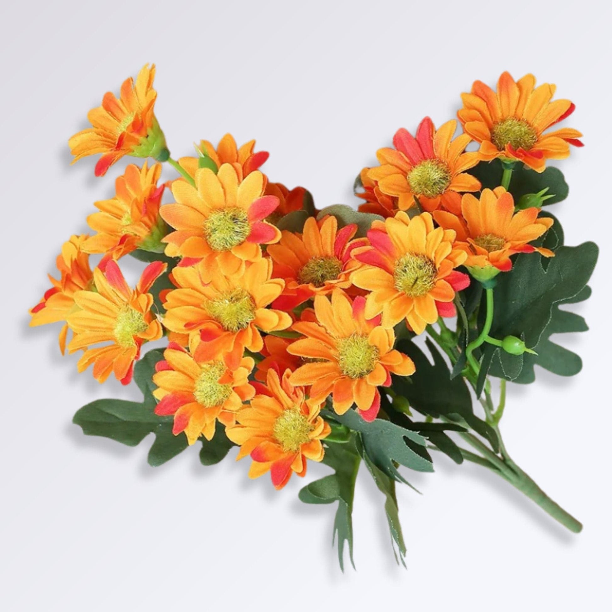 Bouquet de Marguerite Artificielle Couleur Orange