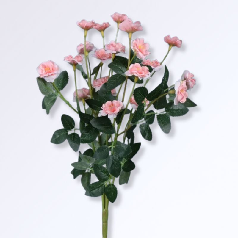 Bouquet de Petites Roses Artificielles Rose