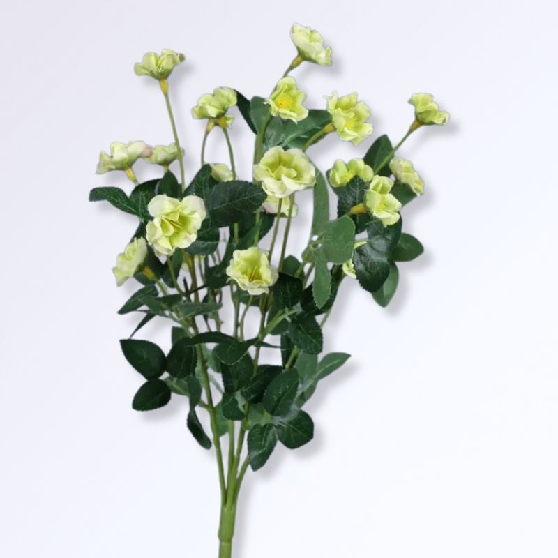 Bouquet de Petites Roses Artificielles Vert