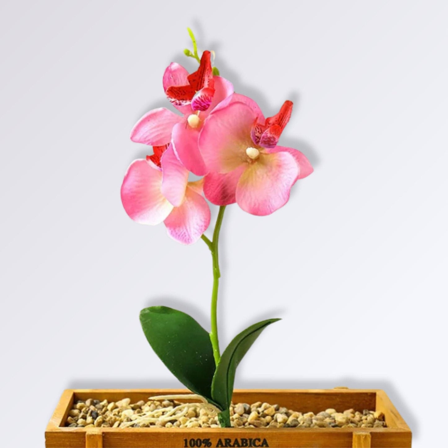 Branche d'Orchidée Artificielle Couleur Rose clair