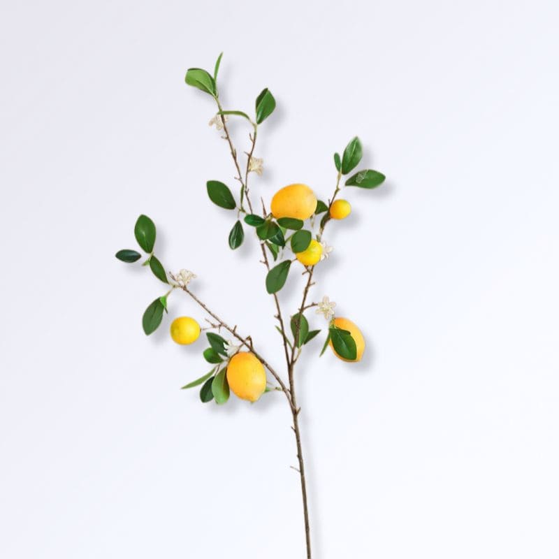 Branches de Citronnier Artificielles 6 citrons