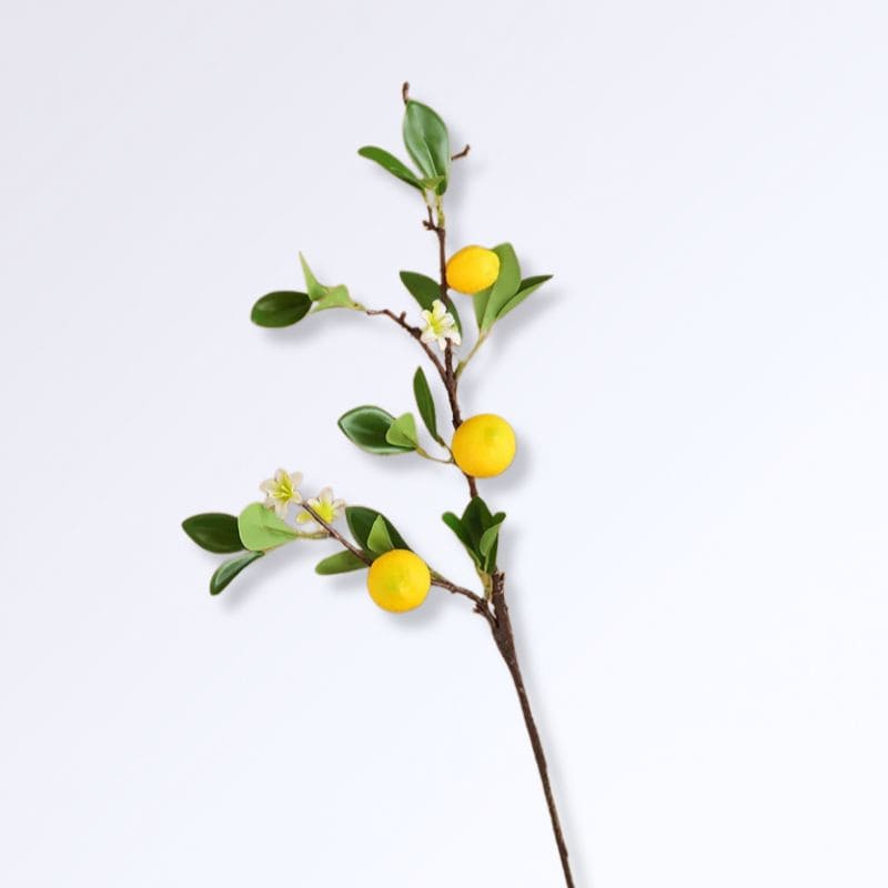 Branches de Citronnier Artificielles 3 citrons