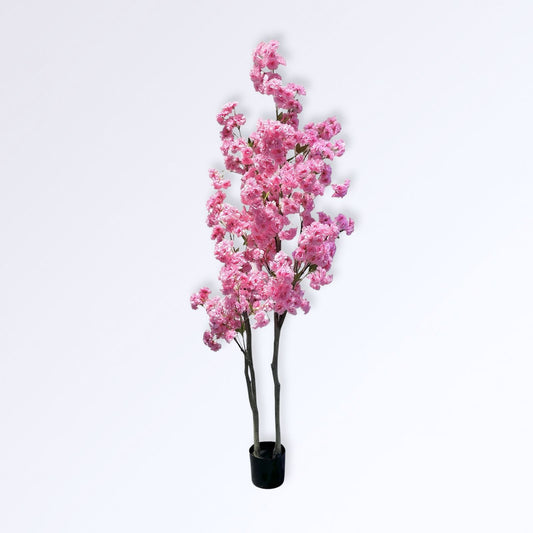 Cerisier Artificiel à Fleurs Roses pour Intérieur