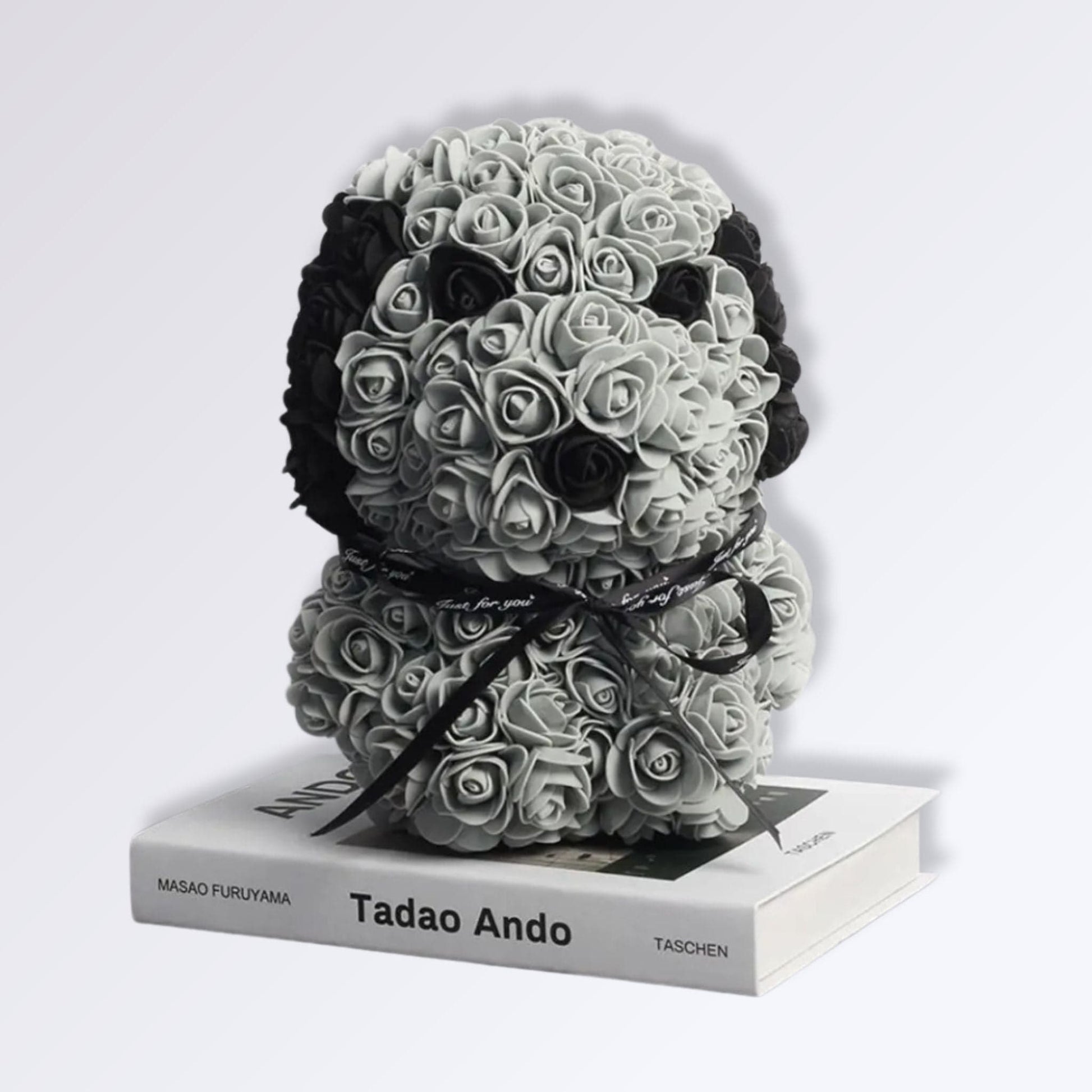 Chien En Rose Eternelle Couleur Gris