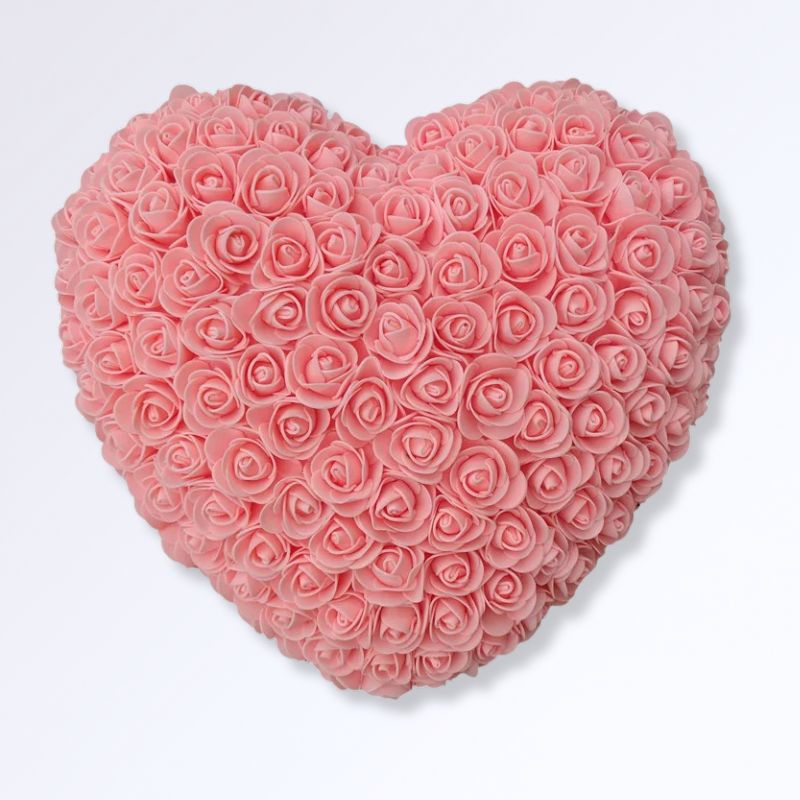 Coeur en Rose Éternelle Rose clair