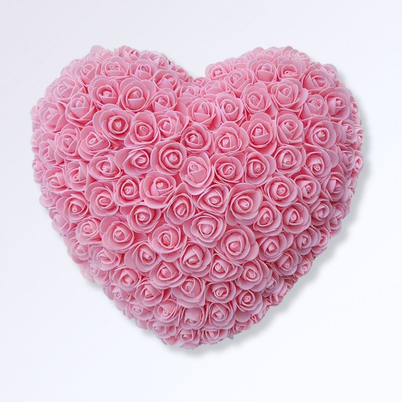 Coeur en Rose Éternelle Rose