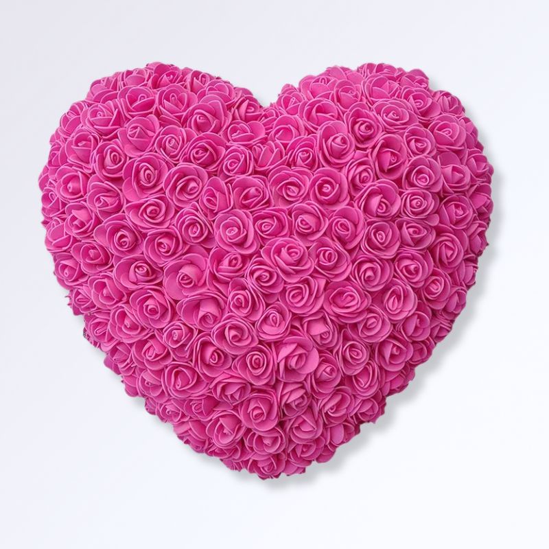 Coeur en Rose Éternelle Rose fuchsia