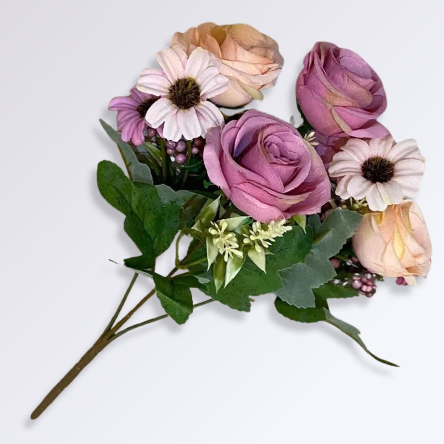 Composition de Fleurs Artificielles pour Cimetière Couleur Mixte 2