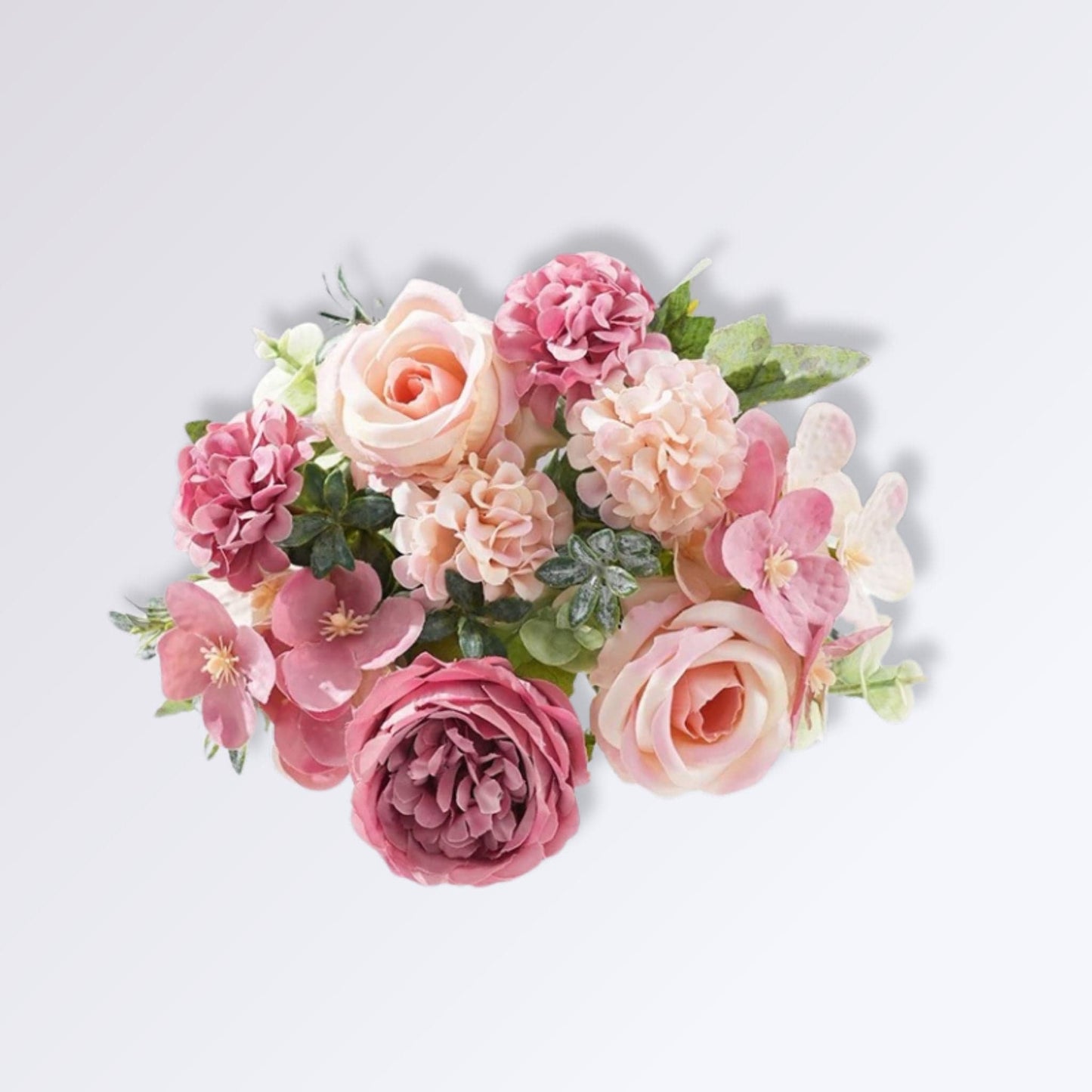 Compositions Florales Artificielles pour Cimetière Couleur Rose mélangé