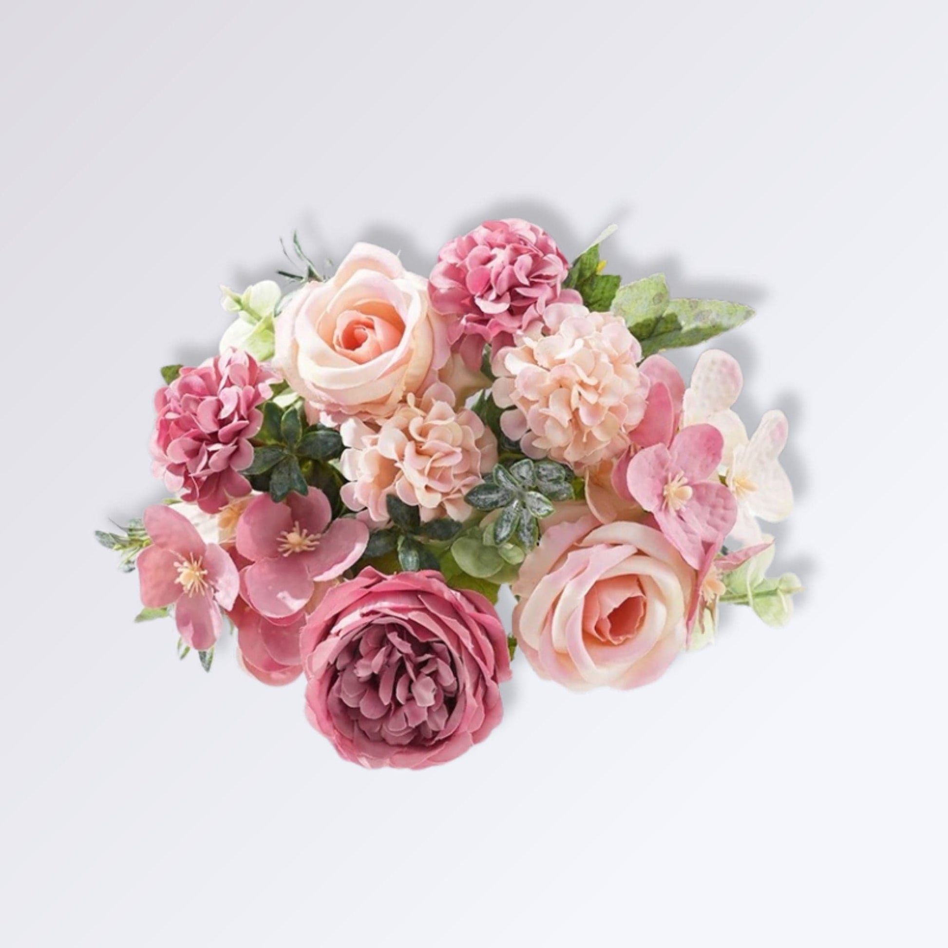 Compositions Florales Artificielles pour Cimetière Couleur Rose mélangé