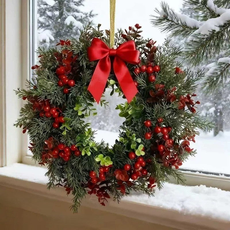 Couronne de Noël à Suspendre au Plafond
