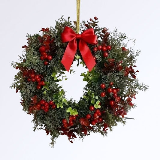 Couronne de Noël à Suspendre au Plafond