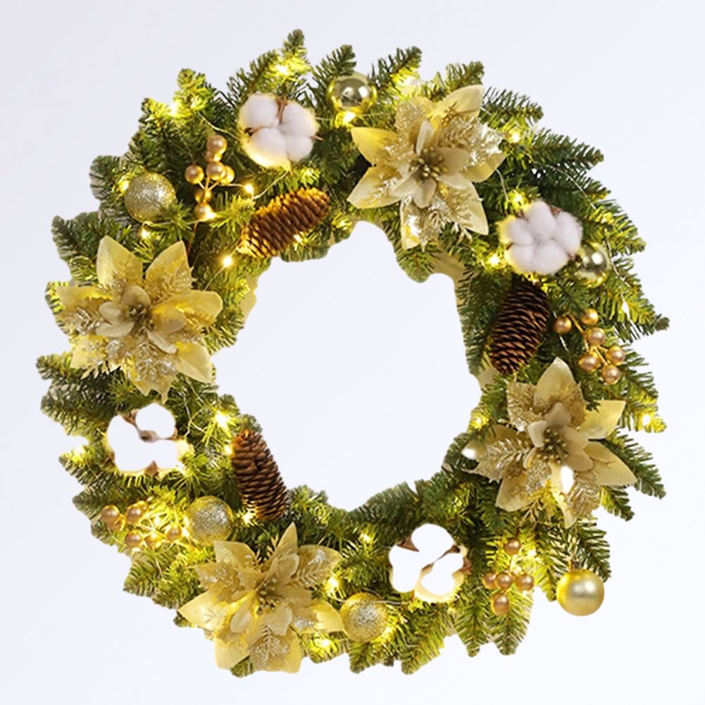 Couronne de Noël Lumineuse pour Extérieur