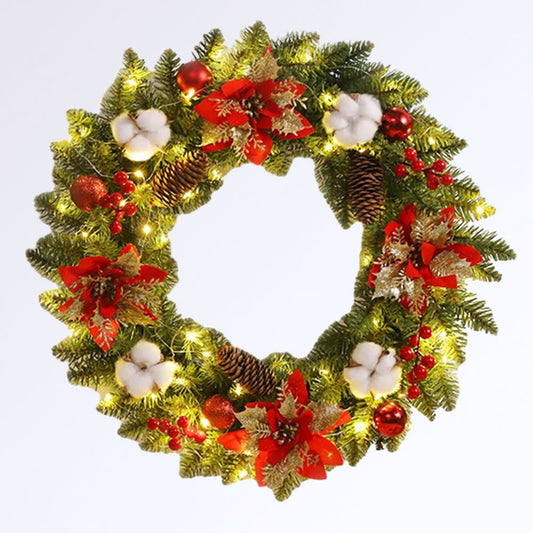 Couronne de Noël Lumineuse pour Extérieur