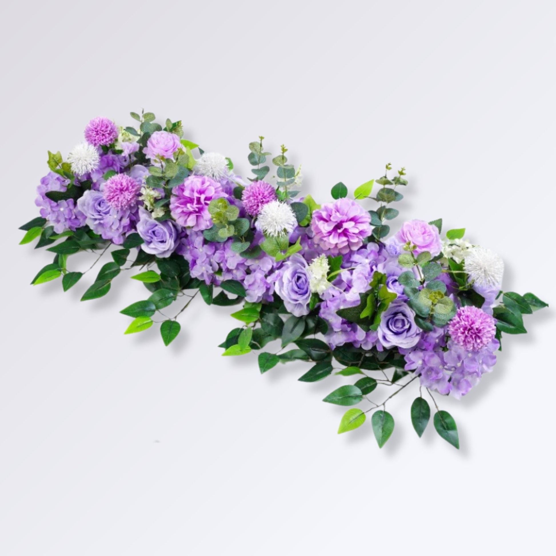 Décoration de Mariage en Fleurs Artificielles Couleur Violet
